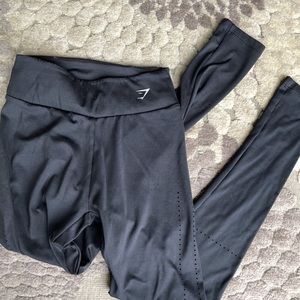 Laser Cut Black Gymshark Leggings